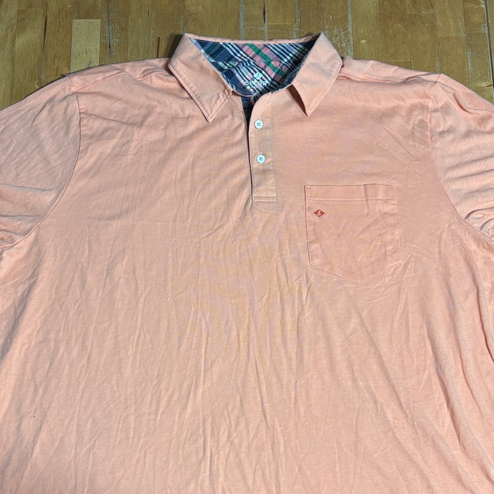 Sperry Light Coral Polo Shirt